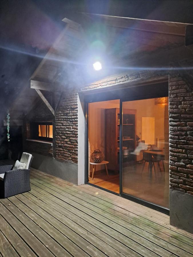 Maisonnette vue sur forêt Campagne (Landes) Exterior foto